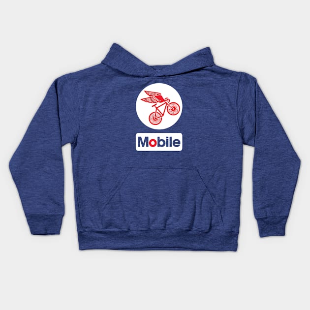 Mobile Kids Hoodie by postlopez